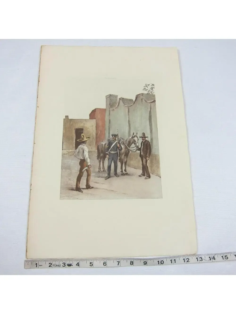 Antique 1892 Print 